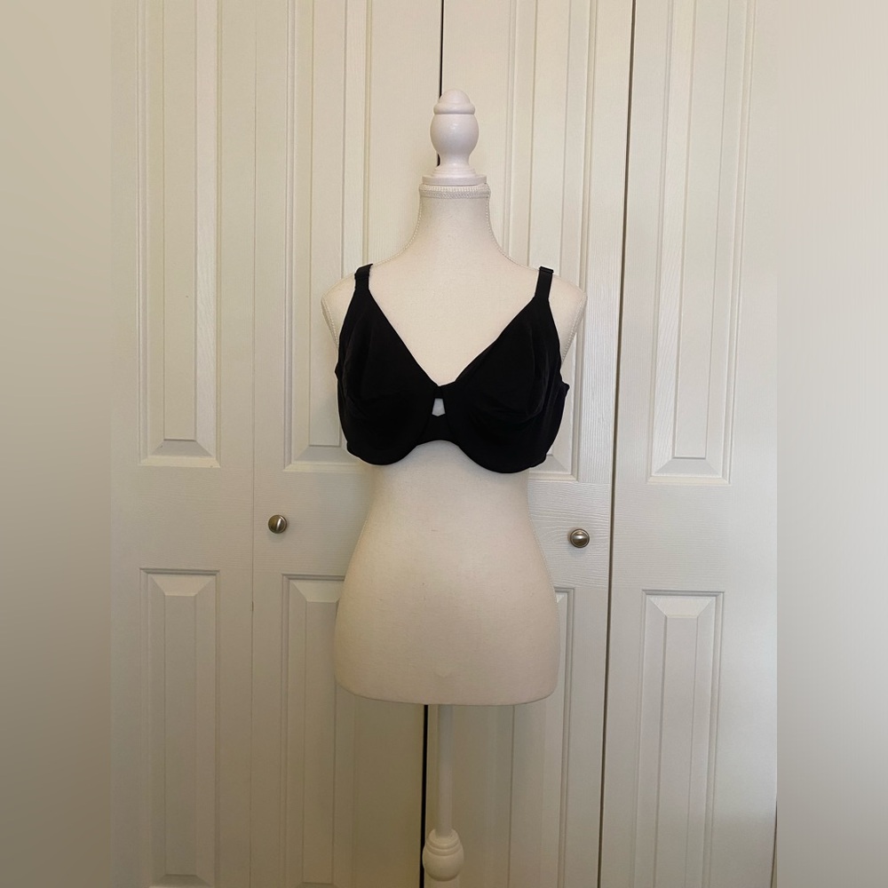 La Vie en Rose Black Unlined Bra 42 DD